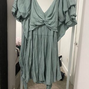 Mustard Seed Sage Green Dress
